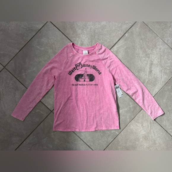 NWT Walt Disney World Pink Long Sleeve Tee - Picture 2 of 7